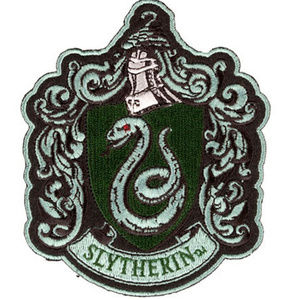 Harry Potter Slytherin Iron-On 4.5" Patch NEW